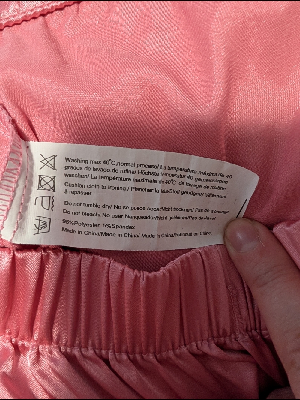 Ekouaer Silk Pajama for Women Short Sleeve Satin Pj Set Size XL Pink (EUC) - Picture 11 of 11